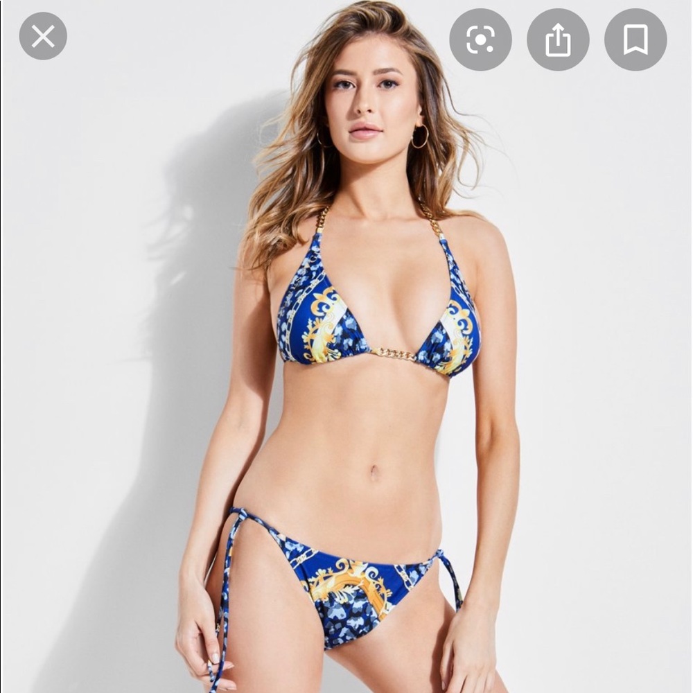 Guess Foulard Print Bikini Set